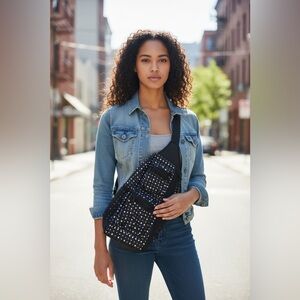 Thirty One Polka Dot Sling Bag for travel or every day use!